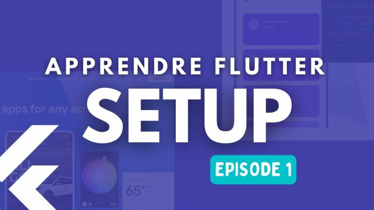 Créer une appli mobile avec Flutter 3